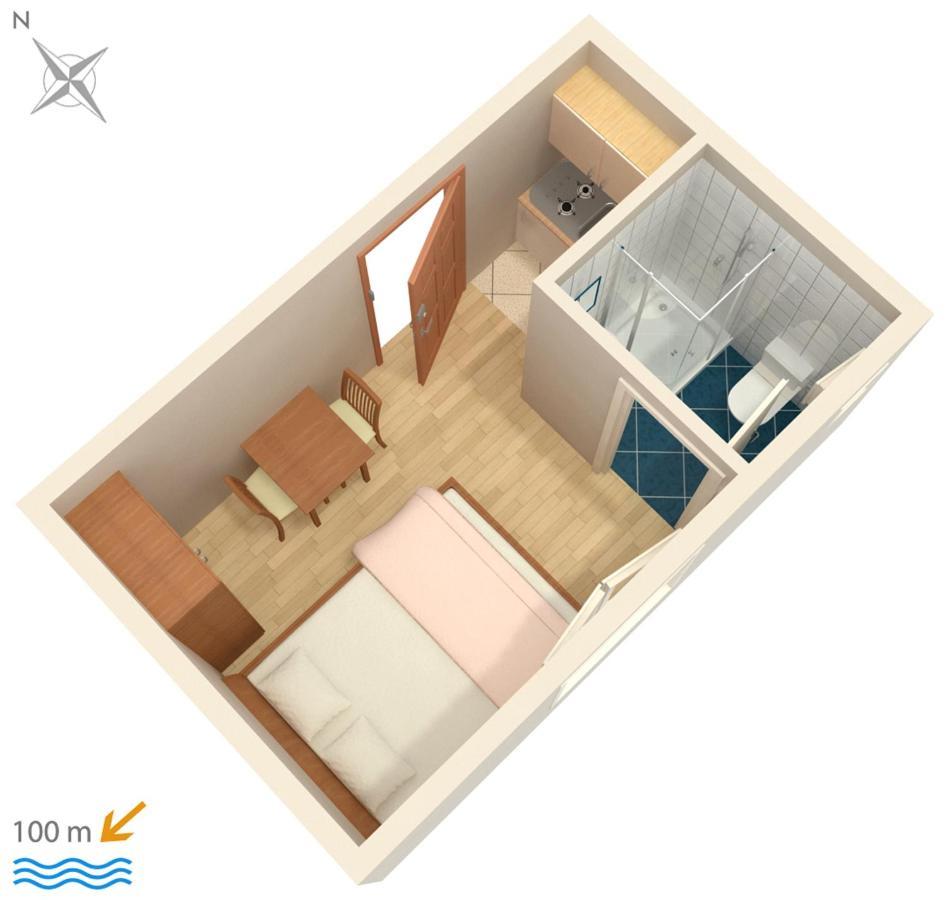 Apartments By The Sea Podaca, Makarska - 516 Ngoại thất bức ảnh