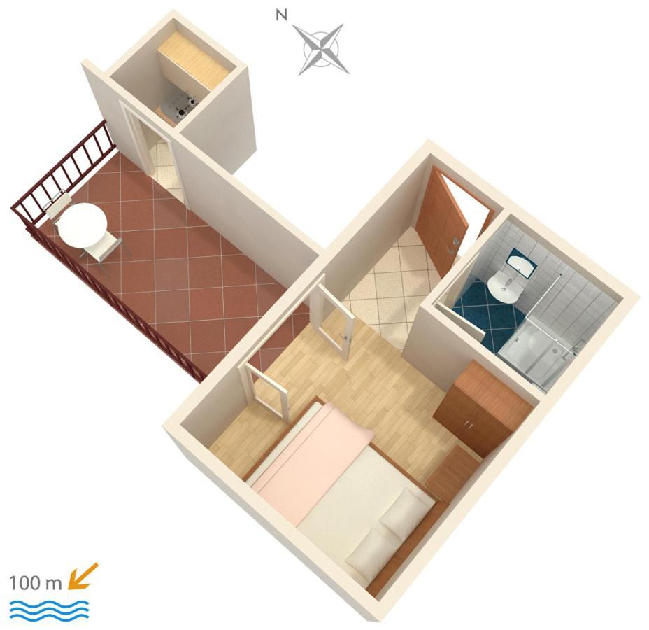 Apartments By The Sea Podaca, Makarska - 516 Ngoại thất bức ảnh